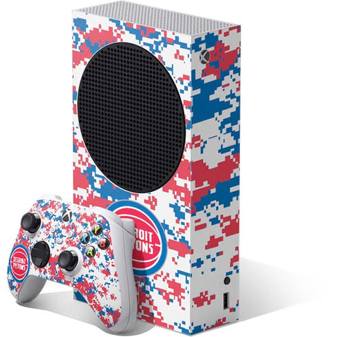 NBA Detroit Pistons Digi Camo Xbox Series S Skins