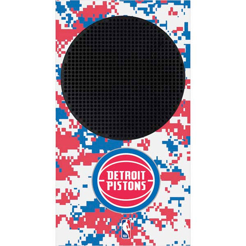 NBA Detroit Pistons Digi Camo Xbox Series S Console Skin