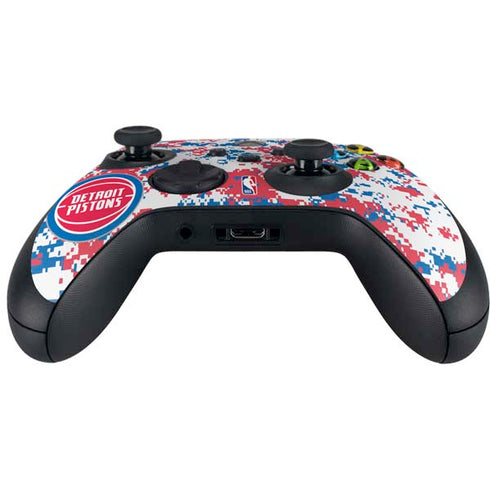 NBA Detroit Pistons Digi Camo Xbox Series X Controller Skin