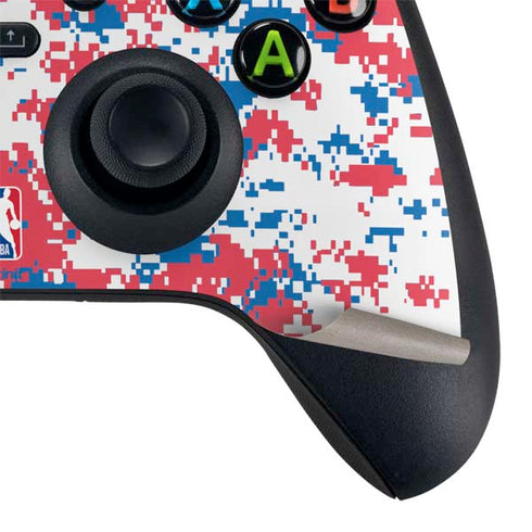NBA Detroit Pistons Digi Camo Xbox Series X Controller Skin