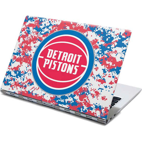 NBA Detroit Pistons Digi Camo Yoga 910 2-in-1 14in Touch-Screen Skin