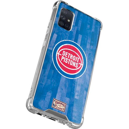 NBA Detroit Pistons Hardwood Classics Galaxy A51 5G Clear Case
