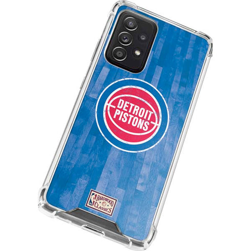 NBA Detroit Pistons Hardwood Classics Galaxy A52 5G Clear Case