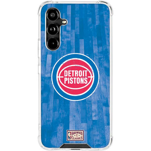 NBA Detroit Pistons Hardwood Classics Galaxy A54 5G Clear Case