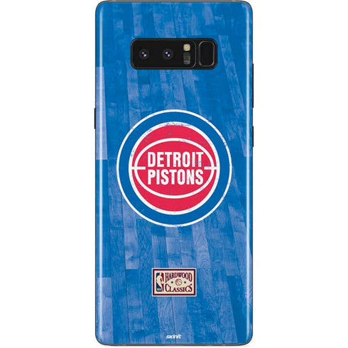 NBA Detroit Pistons Hardwood Classics Galaxy Note 8 Skin