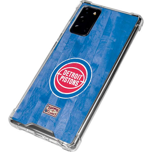 NBA Detroit Pistons Hardwood Classics Galaxy Note20 5G Clear Case