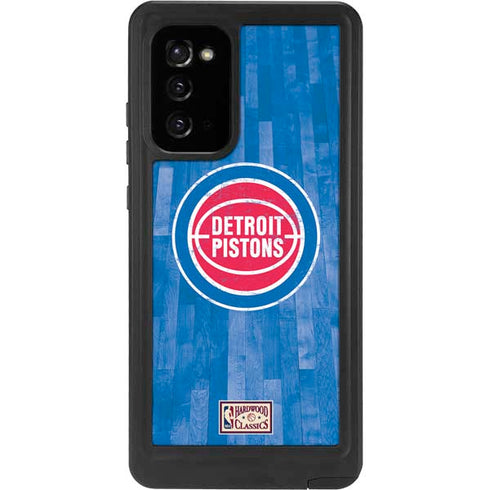 NBA Detroit Pistons Hardwood Classics Galaxy Note20 5G Waterproof Case