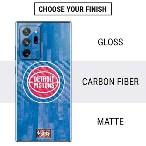 NBA Detroit Pistons Hardwood Classics Galaxy Note20 Ultra 5G Skin