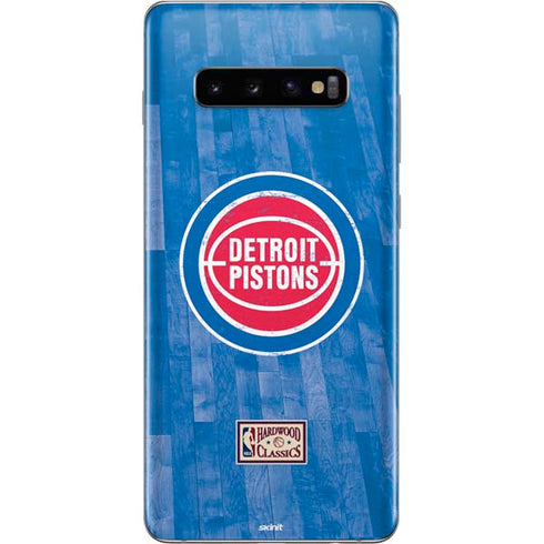 NBA Detroit Pistons Hardwood Classics Galaxy S10 Plus Skin