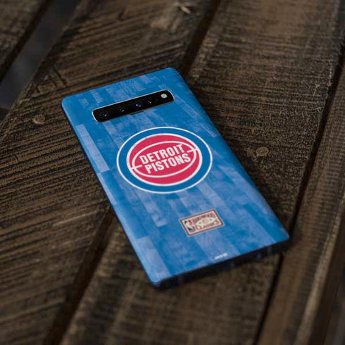NBA Detroit Pistons Hardwood Classics Galaxy S10 Plus Skin
