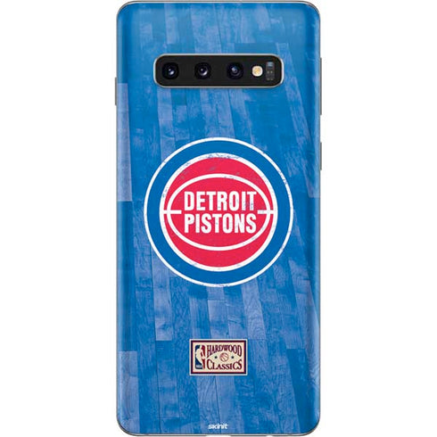 NBA Detroit Pistons Hardwood Classics Galaxy S10 Skin