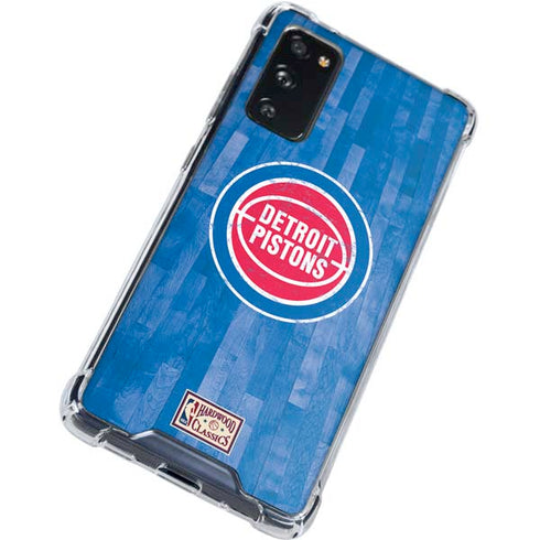 NBA Detroit Pistons Hardwood Classics Galaxy S20 FE Clear Case