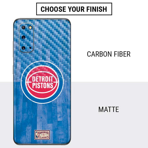 NBA Detroit Pistons Hardwood Classics Galaxy S20 Skin