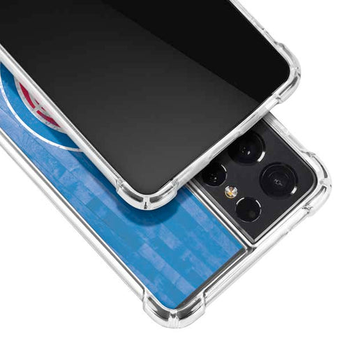 NBA Detroit Pistons Hardwood Classics Galaxy S21 Ultra 5G Clear Case