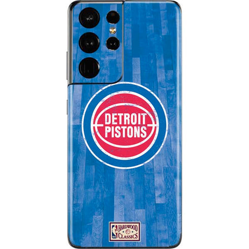 NBA Detroit Pistons Hardwood Classics Galaxy S21 Ultra 5G Skin