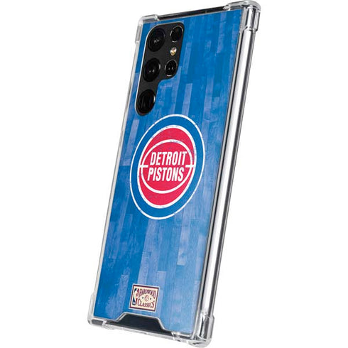 NBA Detroit Pistons Hardwood Classics Galaxy S22 Ultra Clear Case