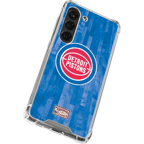 NBA Detroit Pistons Hardwood Classics Galaxy S23 Clear Case
