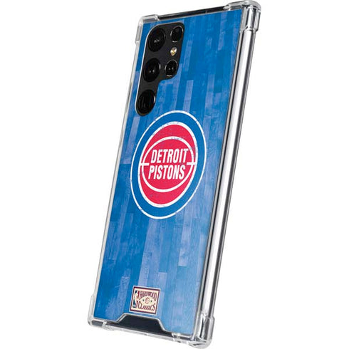 NBA Detroit Pistons Hardwood Classics Galaxy S24 Ultra Clear Case