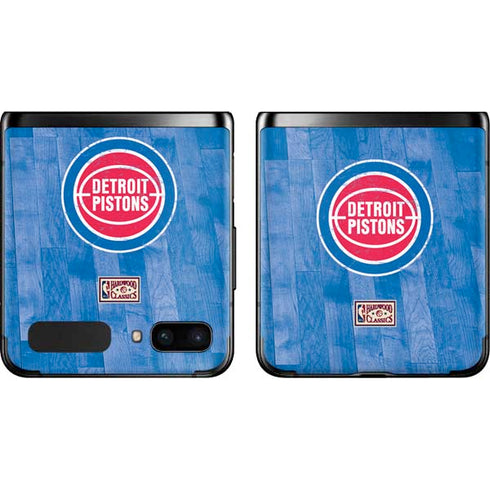 NBA Detroit Pistons Hardwood Classics Galaxy Z Flip Skin