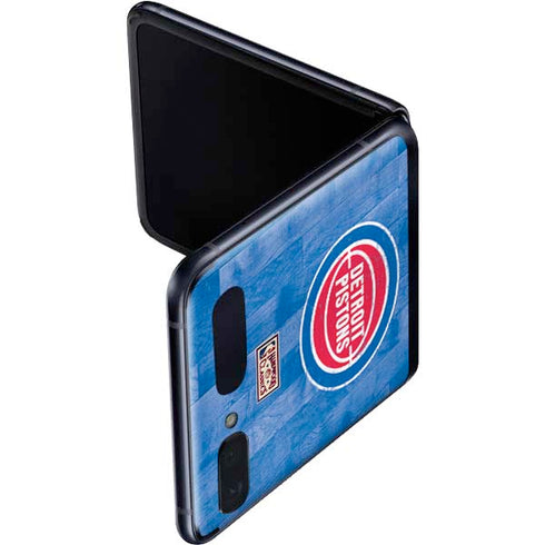 NBA Detroit Pistons Hardwood Classics Galaxy Z Flip Skin
