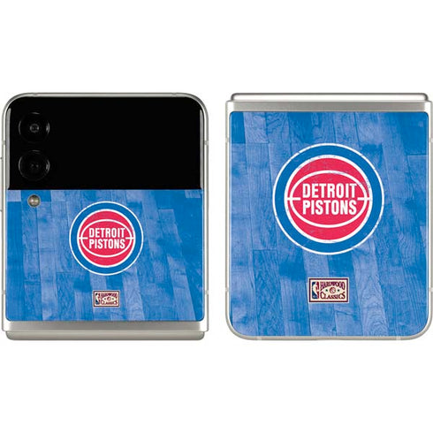 NBA Detroit Pistons Hardwood Classics Galaxy Z Flip3 5G Skin