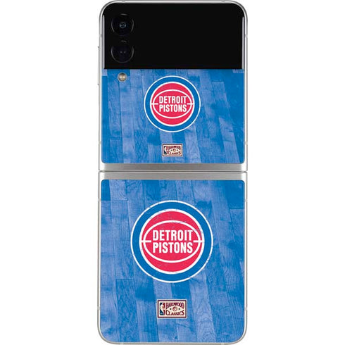 NBA Detroit Pistons Hardwood Classics Galaxy Z Flip3 5G Skin