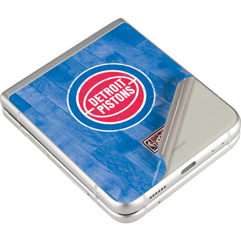NBA Detroit Pistons Hardwood Classics Galaxy Z Flip3 5G Skin