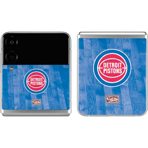 NBA Detroit Pistons Hardwood Classics Galaxy Z Flip4 5G Skin
