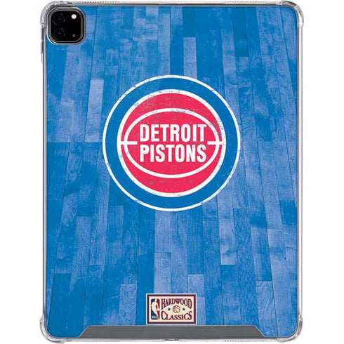 NBA Detroit Pistons Hardwood Classics iPad Pro 12.9in (2020) Clear Case