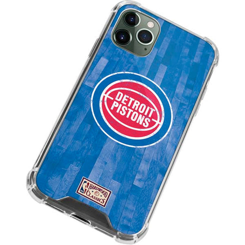 NBA Detroit Pistons Hardwood Classics iPhone 11 Pro Max Clear Case