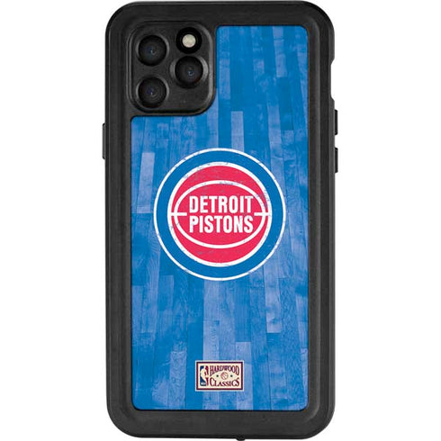 NBA Detroit Pistons Hardwood Classics iPhone 11 Pro Waterproof Case