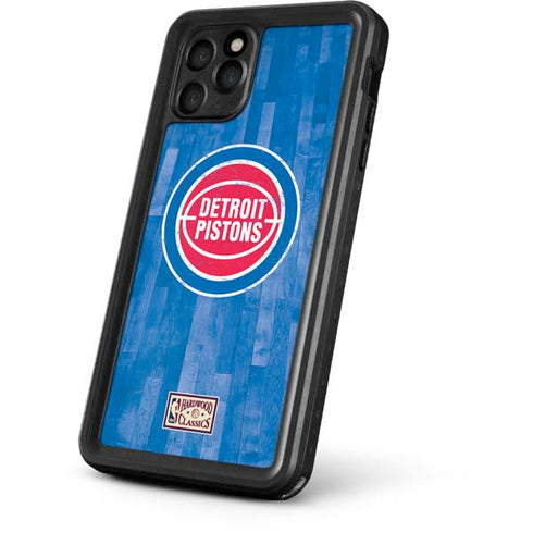 NBA Detroit Pistons Hardwood Classics iPhone 11 Pro Waterproof Case