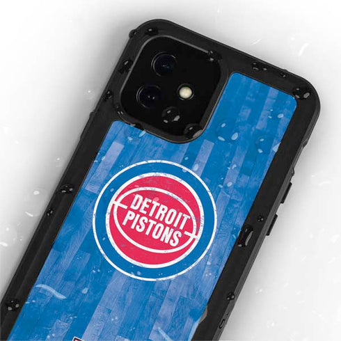 NBA Detroit Pistons Hardwood Classics iPhone 12 Mini Waterproof Case
