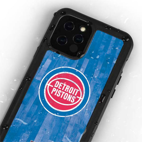 NBA Detroit Pistons Hardwood Classics iPhone 12 Pro Waterproof Case
