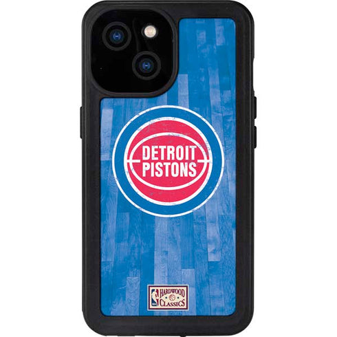 NBA Detroit Pistons Hardwood Classics iPhone 13 Mini Waterproof Case