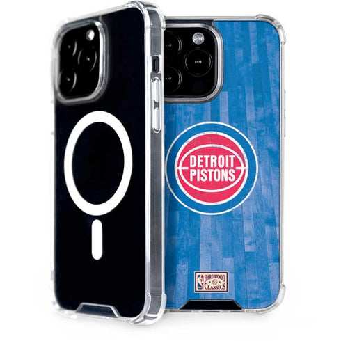 NBA Detroit Pistons Hardwood Classics iPhone 13 Pro Max MagSafe Case