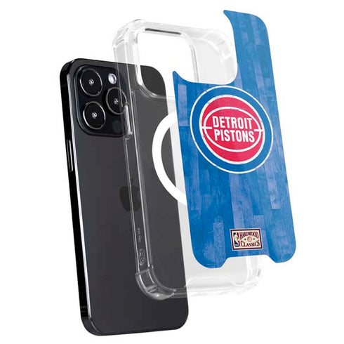 NBA Detroit Pistons Hardwood Classics iPhone 13 Pro Max MagSafe Case
