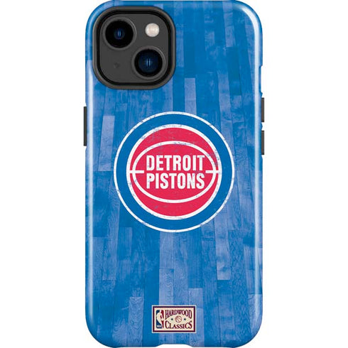 NBA Detroit Pistons Hardwood Classics iPhone 15 Plus Impact Case