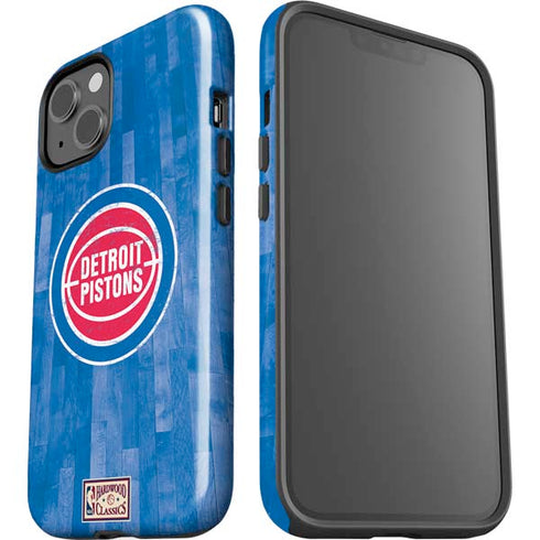 NBA Detroit Pistons Hardwood Classics iPhone 15 Plus Impact Case