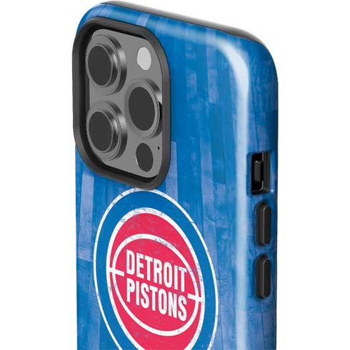 NBA Detroit Pistons Hardwood Classics iPhone 15 Pro Impact Case