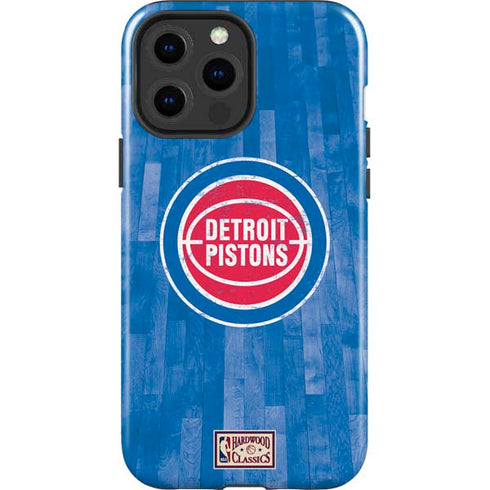 NBA Detroit Pistons Hardwood Classics iPhone 15 Pro Max Impact Case