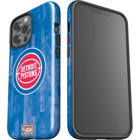 NBA Detroit Pistons Hardwood Classics iPhone 15 Pro Max Impact Case