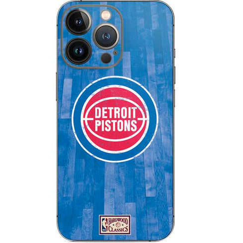 NBA Detroit Pistons Hardwood Classics iPhone 14 Pro Skin