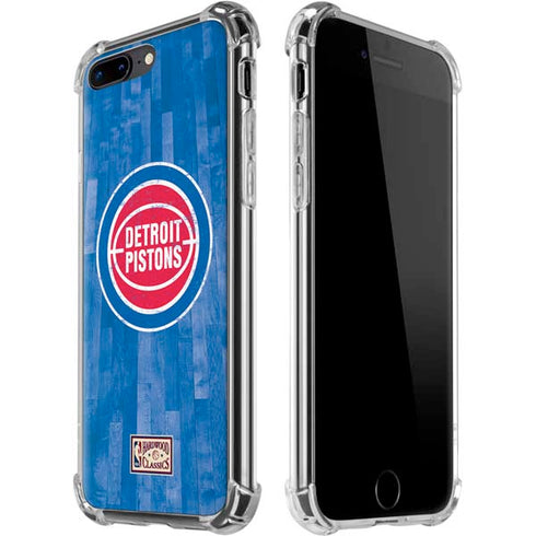 NBA Detroit Pistons Hardwood Classics iPhone 7/8 Plus Clear Case