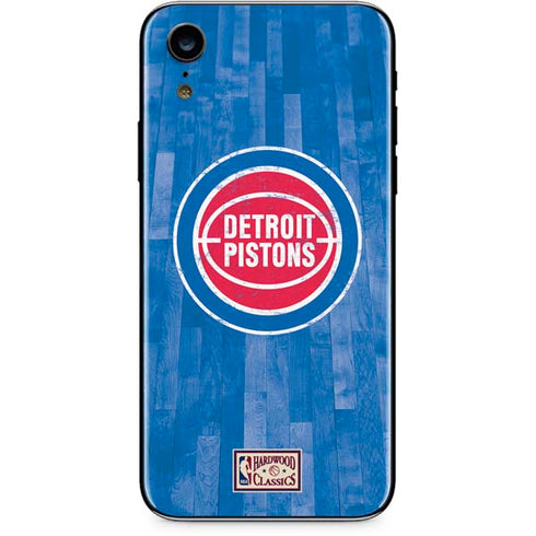 NBA Detroit Pistons Hardwood Classics iPhone XR Skin