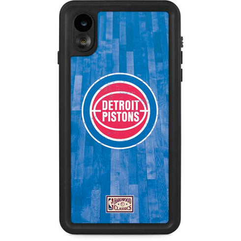 NBA Detroit Pistons Hardwood Classics iPhone XR Waterproof Case