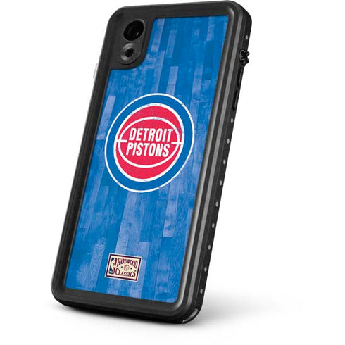 NBA Detroit Pistons Hardwood Classics iPhone XR Waterproof Case