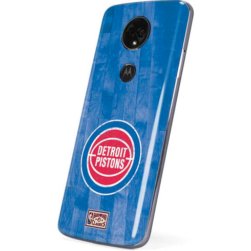 NBA Detroit Pistons Hardwood Classics Moto E5 Plus Skin