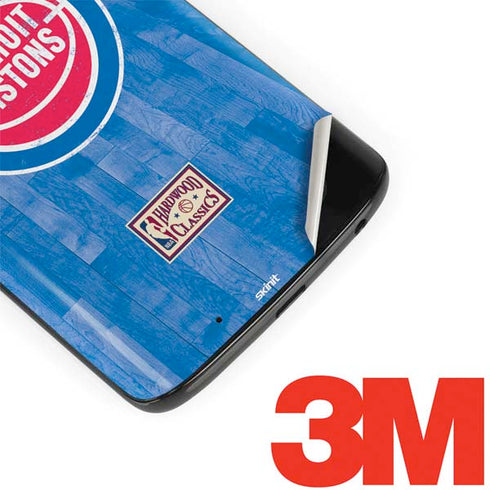NBA Detroit Pistons Hardwood Classics Moto G6 Skin