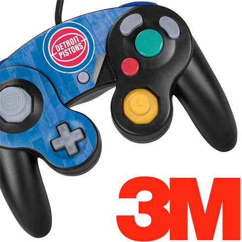 NBA Detroit Pistons Hardwood Classics Nintendo GameCube Controller Skin